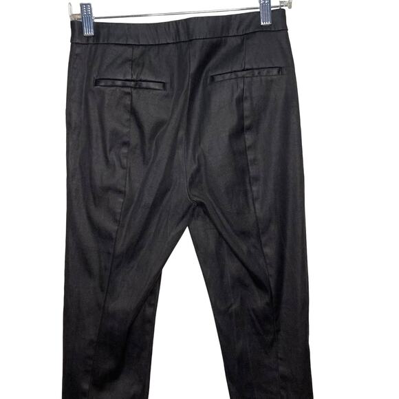 Aritzia Talula Coated Cigarette Pants Size 6 - Picture 4 of 8